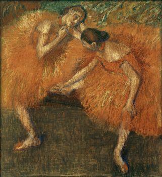 Dwie baletnice, Degas
