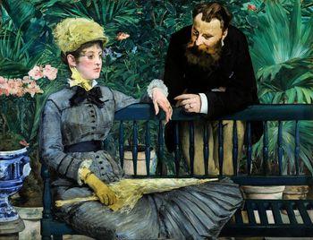 In the Conservatory, Manet