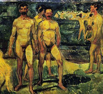 Bathing Men, Munch