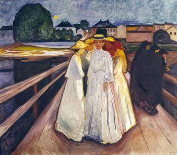 The ladies on the bridge, Munch