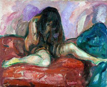 Weeping Nude, Munch
