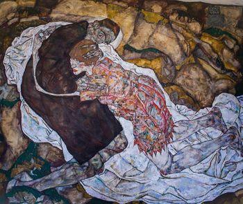 Śmierć i dziewczyna, Schiele