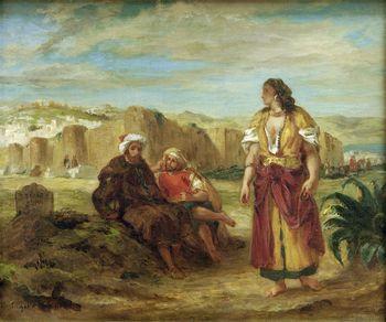Seated Arab in Tangier, Delacroix