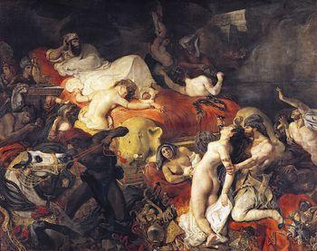 Śmierć Sardanapala, Delacroix