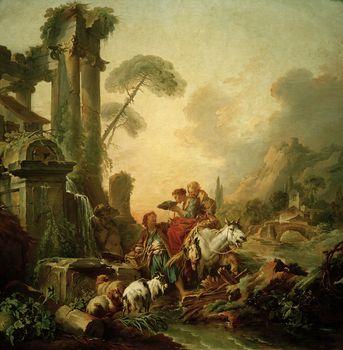 Rest at the Fountain, Boucher