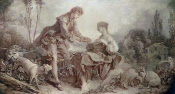 Shepherds with a birdcage, Boucher