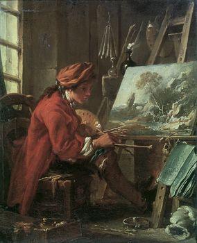 The painter in his workshop, Boucher