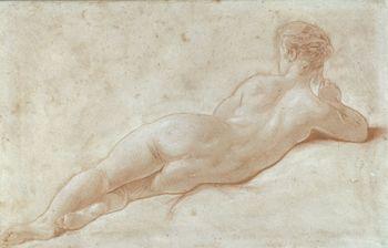 Woman lying on her back, Boucher