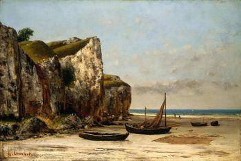 Beach in Normandy, Courbet