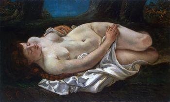Reclining Woman, Courbet