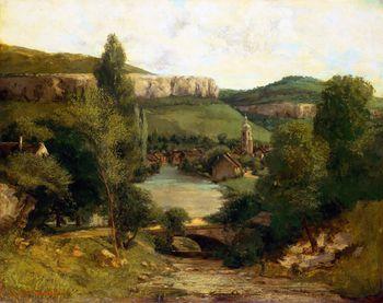 View of Ornans, Courbet