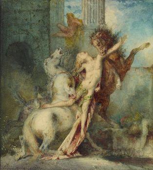 Diomedes pożerany przez własne konie, Moreau