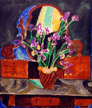 Vase of Irises, Matisse