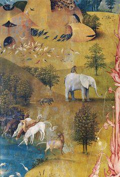 Ogród rozkoszy ziemskich, lewe skrzydło, detal, Hieronim Bosch