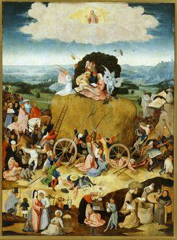 Wóz z sianem, tablica środkowa, Hieronim Bosch