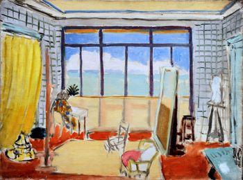 In the Studio at Nice, Matisse