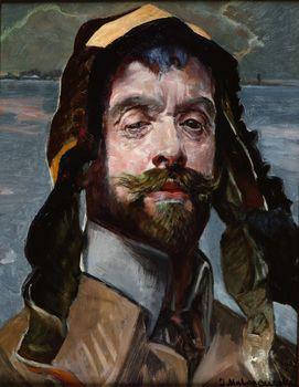 Autoportret w jakuckiej czapce, Jacek Malczewski