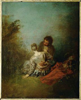 The faux pas, Watteau
