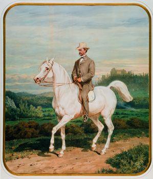 Portret konny hrabiego Adama Potockiego, Juliusz Kossak
