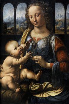 Madonna z goździkiem, Leonardo da Vinci