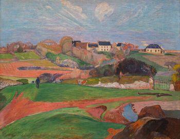 Krajobraz w Le Pouldu, Gauguin