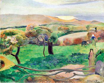 Landscape from Bretagne, Gauguin