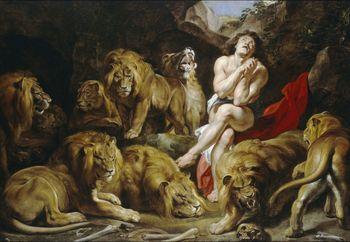 Daniel w jaskini lwów, Rubens
