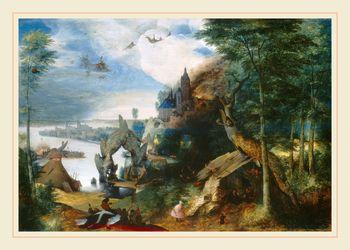 Kuszenie Św. Antoniego, Bruegel