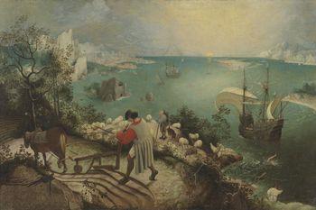 Pejzaż z upadkiem Ikara, Bruegel