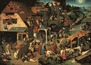 Przysłowia niderlandzkie, Bruegel