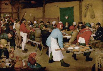 Wesele chłopskie, Bruegel