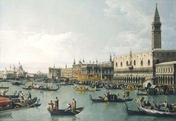 Preparing to Leave the Molo, Canaletto