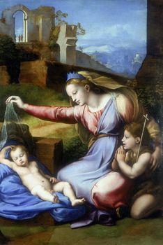 Madonna with the Blue Diadem, Rafael