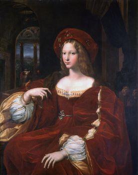 Portrait of Jeanne d'Aragon, Rafael