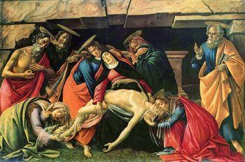 Lamentation over the dead Christ, Botticelli