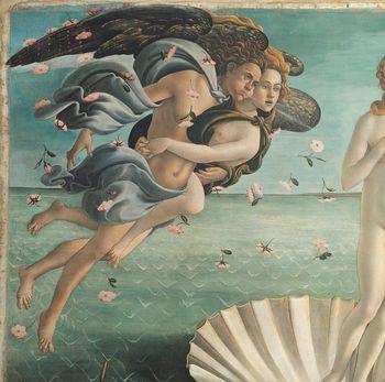 Narodziny Wenus, detal 3, Botticelli
