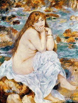 Seated bather, Auguste Renoir