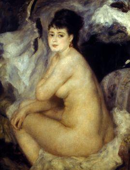 Seated nude, Auguste Renoir