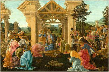 The adoration of the Magi, Botticelli