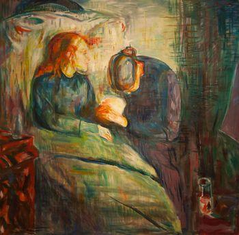 The Sick Child, Munch